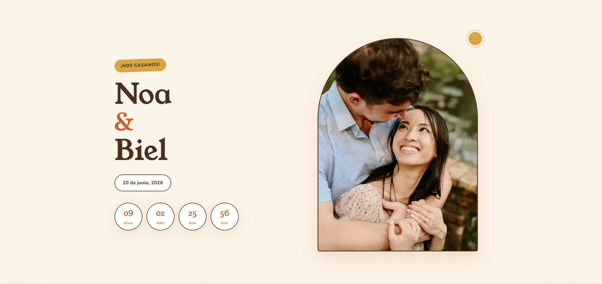 Estilo Terra — invitación de boda boho mediterránea
